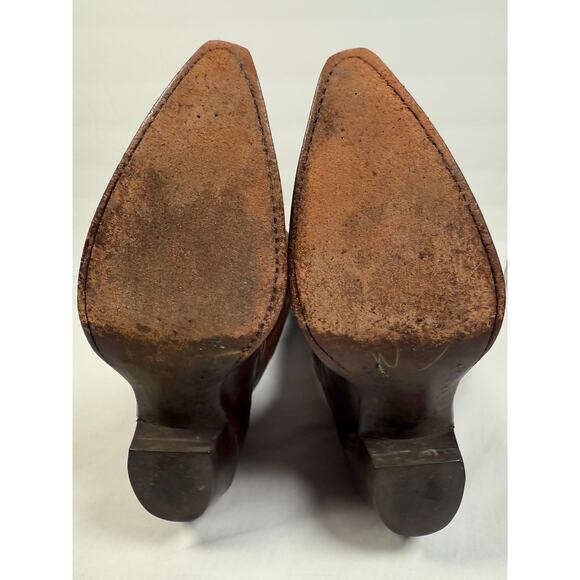Thieves Market J Chisholm Women Western Boot Brown Leather Drover Series Size 8M - Picture 12 of 15